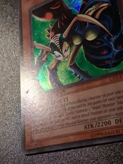 Yu-Gi-Oh Insect Queen CT1 Secret Rare LP - Image 2