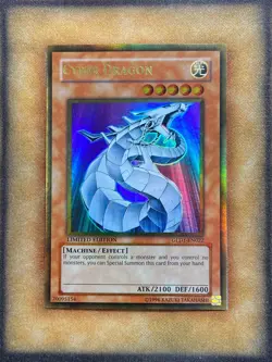 Yugioh Cyber Dragon GLD1-EN022 Gold Rare Limited Edition LP - Image 1