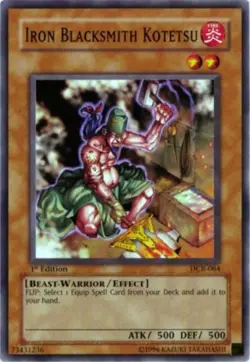 3 x Iron Blacksmith Kotetsu - DCR-064 - Common - Unlimited Edition Near Mint, En - Image 1
