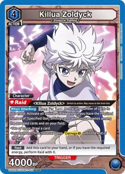Killua Zoldyck Foil - UE02BT/HTR-1-019 NM - Union Arena - Image 1
