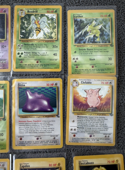 Vintage Pokemon TCG Card Lot – 17 Cards Base Set / Jungle / Fossil / Team Rocket - Image 3