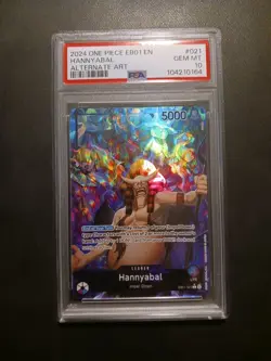 One Piece Card Game TCG Hannyabal EB01-021 Alt Art PSA 10 - Image 1