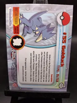 Pokemon Card Topps Chrome Holo Foil Golduck #55 Black Logo 1999 LP - Image 2