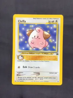 Pokemon Cards: Wizards Black Star Promo: Cleffa 31 - Image 1