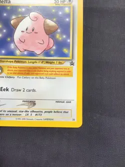 Pokemon Cards: Wizards Black Star Promo: Cleffa 31 - Image 4