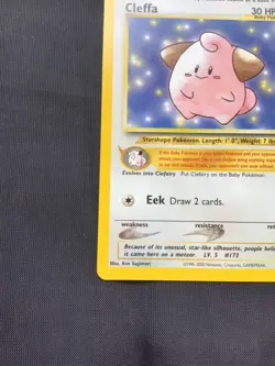 Pokemon Cards: Wizards Black Star Promo: Cleffa 31 - Image 5