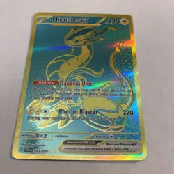 Pokemon TCG Miraidon EX Scarlet & Violet Paldean Fates Hyper Rare Card 243/091 - Image 1