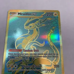 Pokemon TCG Miraidon EX Scarlet & Violet Paldean Fates Hyper Rare Card 243/091 - Image 3