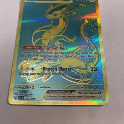 Pokemon TCG Miraidon EX Scarlet & Violet Paldean Fates Hyper Rare Card 243/091 - Image 4