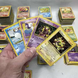 Huge Collection Bulk Lot of 1000+ Pokemon Cards Vintage ALL WOTC DAMAGED! - Image 2