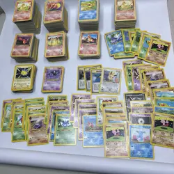 Huge Collection Bulk Lot of 1000+ Pokemon Cards Vintage ALL WOTC DAMAGED! - Image 3
