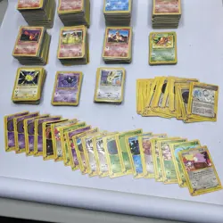 Huge Collection Bulk Lot of 1000+ Pokemon Cards Vintage ALL WOTC DAMAGED! - Image 4