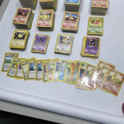Huge Collection Bulk Lot of 1000+ Pokemon Cards Vintage ALL WOTC DAMAGED! - Image 5