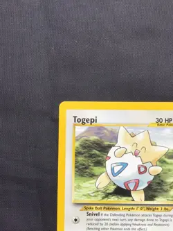 Pokemon Cards: Wizards Black Star Promo: Togepi 30 - Image 2