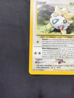 Pokemon Cards: Wizards Black Star Promo: Togepi 30 - Image 5