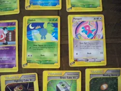 Vintage Pokemon Aquapolis Lot 13 Cards Holo Rare Uncommons Commons - Image 5