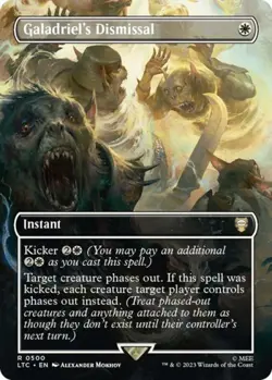 Galadriel's Dismissal (Borderless) -Foil Near Mint MTG - Image 1