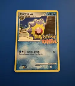 Pokemon Starmie Rumble 5/16 LP English Card - Image 1