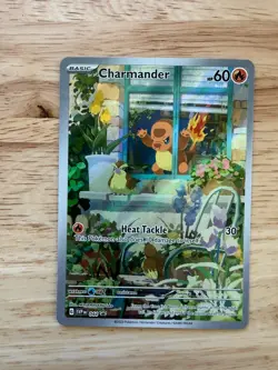 Pokemon TCG Obsidian Flames Charmander Promo Card SVPEN044 Near Mint Condition - Image 1