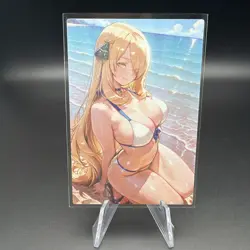 Cynthia Holographic Anime Collectible Trading Card - Image 1