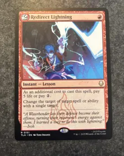 Redirect Lightning Rare 0151-Magic the Gathering: Avatar TLA-Regular Finish - Image 1
