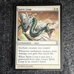 Wizards of the Coast Spirit Loop White Enchantment Aura English 42 Time Spiral - Image 1