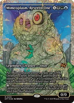 Mimeoplasm, Revered One (Showcase Fracture Foil) (Japanese) Aetherdrift - Near M - Image 1