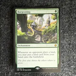 Wizards of the Coast Burgeoning Green Enchantment English 178/221 CN2 Titus Lun… - Image 1