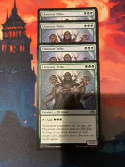 MTG Modern Horizons 1 Llanowar Tribe x 4 - Image 1