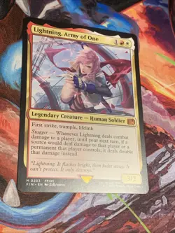 Magic MTG Final Fantasy Lightning, Army of One Mythic Rare Non-Foil - Mint - Image 3