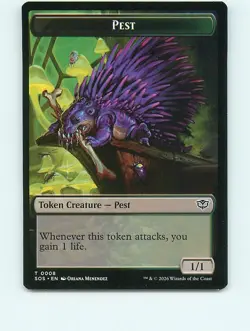 Emblem Professor Dellian Fel E13 Pest T8 - MTG - Secrets of Strixhaven (SOS) - Image 2