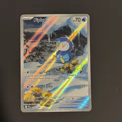 Piplup 098/094 Phantasmal Flames Full Art Ultra Rare Holo Pokemon Card NM - Image 1