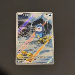 Piplup 098/094 Phantasmal Flames Full Art Ultra Rare Holo Pokemon Card NM - Image 2