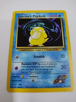 MINT Sabrina's Psyduck 99/132 Common Gym Challenge Pokemon Unlimited - Image 1