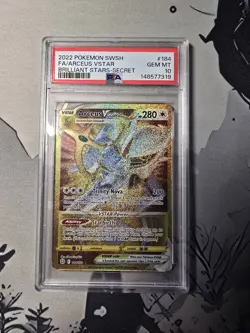Pokemon Card | PSA 10 Arceus VSTAR 184/172 Gold Secret Rare Brilliant Stars 2022 - Image 1