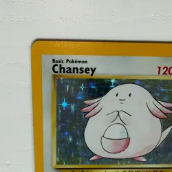 Pokemon- Chansey 3/102 Base Set Unlimited Rare Holo - Image 4