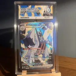 Archaludon Ex 241/191 SIR Pokemon TCG: Surging Sparks ACE 10 Gem Mint ENGLISH - Image 1