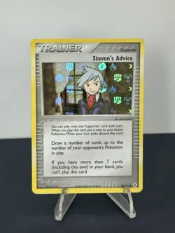 2004 Pokemon TCG: Steven's Advice Trainer 92/101 EX Hidden Legends Holo - Image 1