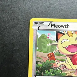 Pokemon Meowth 67/108 XY Roaring Skies Common Reverse Holo 2015 - Image 3