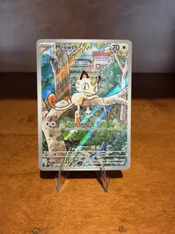 Pokemon TCG Meowth 106/094 Phantasmal Flames Illustration Rare MINT/Near Mint - Image 1