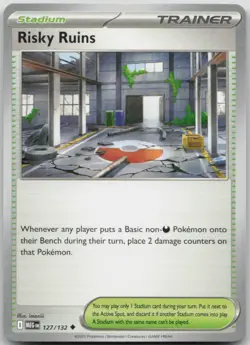 Risky Ruins 127/132 Uncommon Mega Evolution Pokemon Near Mint - Image 1