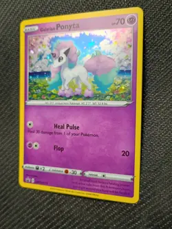 Galarian Ponyta SWSH013 Holo Pokemon 25th Anniversary General Mills Promo LP - Image 2