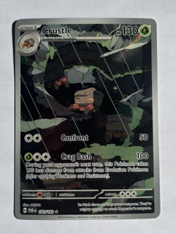 Pokemon TCG Crustle 183/182 Paradox Rift Illustration Rare Holo - Image 1