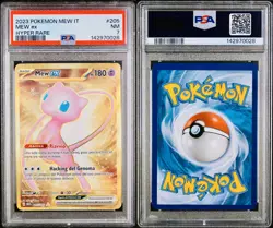 POKEMON PSA 7 MEW EX HYPER RARE 205/165 SET 151 ITALIANO 2023! - Image 3
