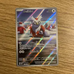 Pokemon TCG ME01 Mega Evolution Delibird 152/132 Holo EN 90 HP - Image 1