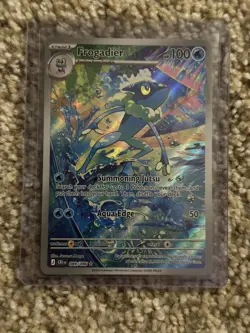Frogadier IR Pokemon ME04 Chaos Rising Illustration Rare 089/086 Pack Fresh - Image 1