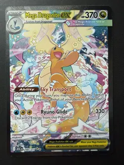 Mega Dragonite EX 290/217 Pokemon Ascended Heroes Special Illustration Rare Holo - Image 1
