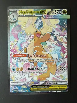 Mega Dragonite EX 290/217 Pokemon Ascended Heroes Special Illustration Rare Holo - Image 2