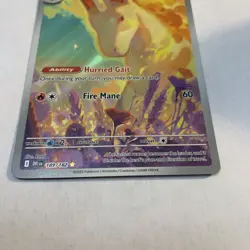 Rapidash 189/182 Sv10: Destined Rivals Holo Rare Pokemon TCG NM Condition - Image 4