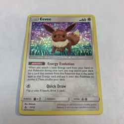 Eevee - 11/12 - McDonald's Promo 2018 Pokemon McDonald's Promo Confetti Holo LP - Image 1